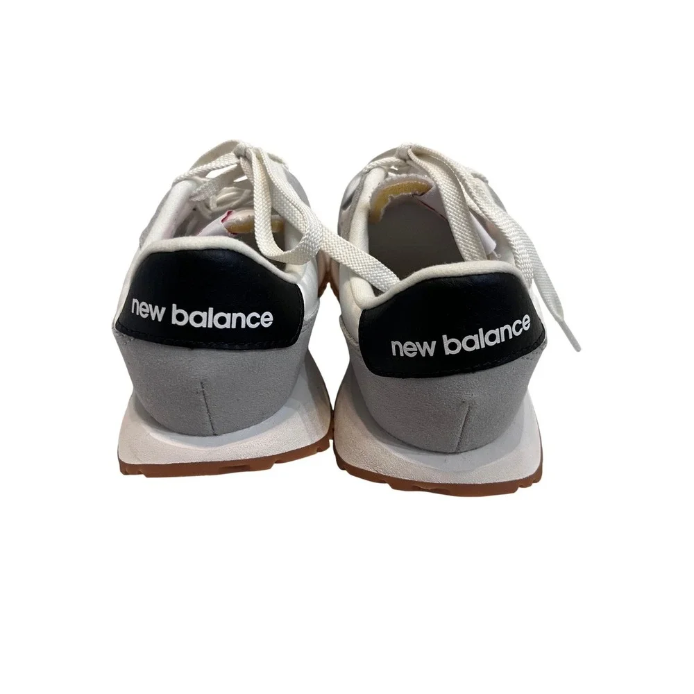 New Balance 237 Kids Casual Lifestyle Sneakers White‎ Grey Black Big Kid 4